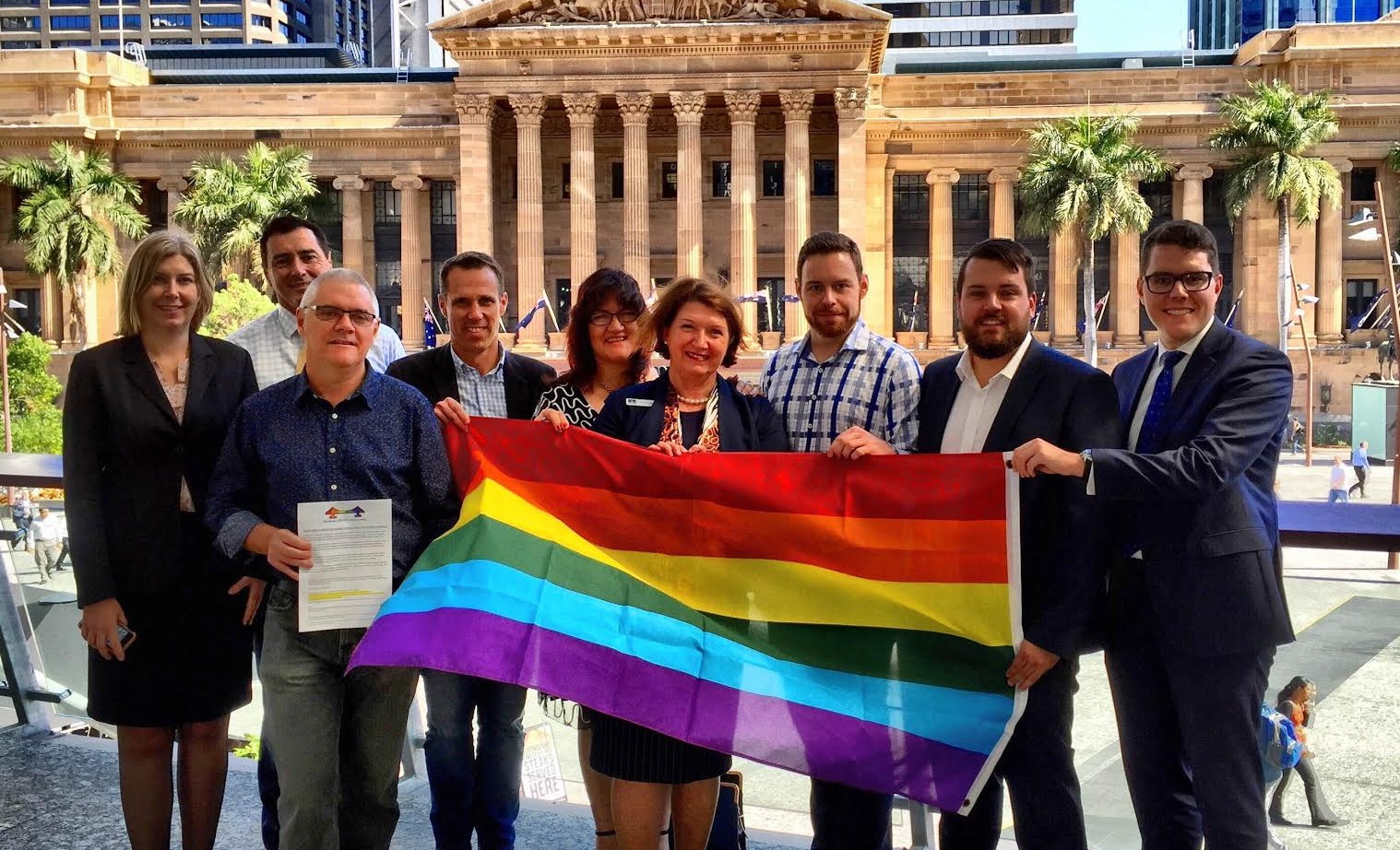 Council LGBTI Advisory Committee and rainbow crossing on the cards for Brisbane