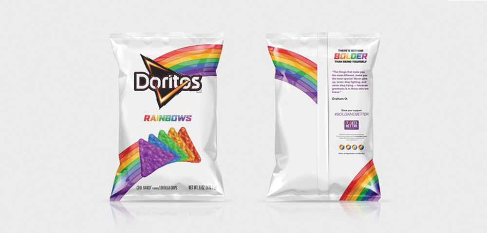 Taste the rainbow (Doritos) chip