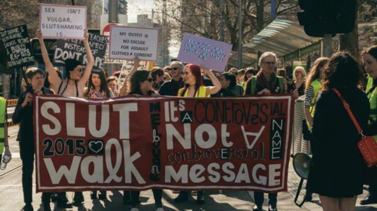 Melbourne’s Slut Walk is a march through the city streets in protest of the slut-shaming and victim-blaming culture around rape that permeates society. (PHOTO: Briannagh Clare Photography)