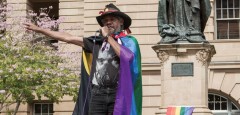 Brisbane is mourning the loss of Les West, one of the city's prominent LGBTI and Indigenous rights activists. (PHOTO: Brendan Burke; Star Observer)