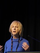 The co-chair of the Victorian Government’s LGBTI Taskforce, Brenda Appleton, speaking at the National LGBTI Ageing and Aged Care Conference in Melbourne this week. (PHOTO: Daniel Bone; Star Observer)