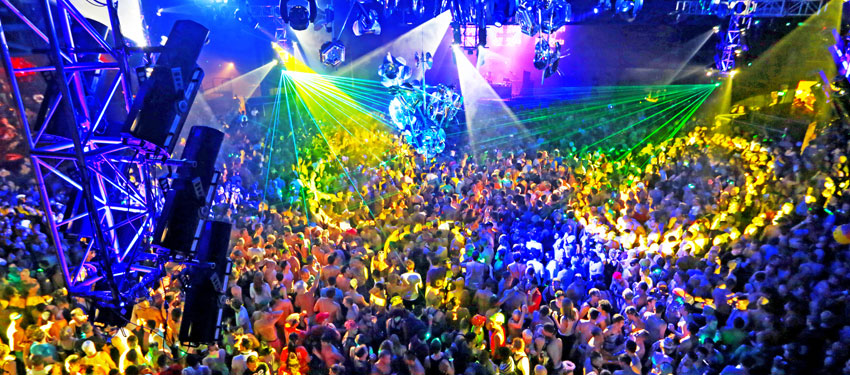 One of the dance floors from the Sydney Gay and Lesbian Mardi Gras Party 2015 (PHOTO: Ann-Marie Calilhanna; Star Observer)