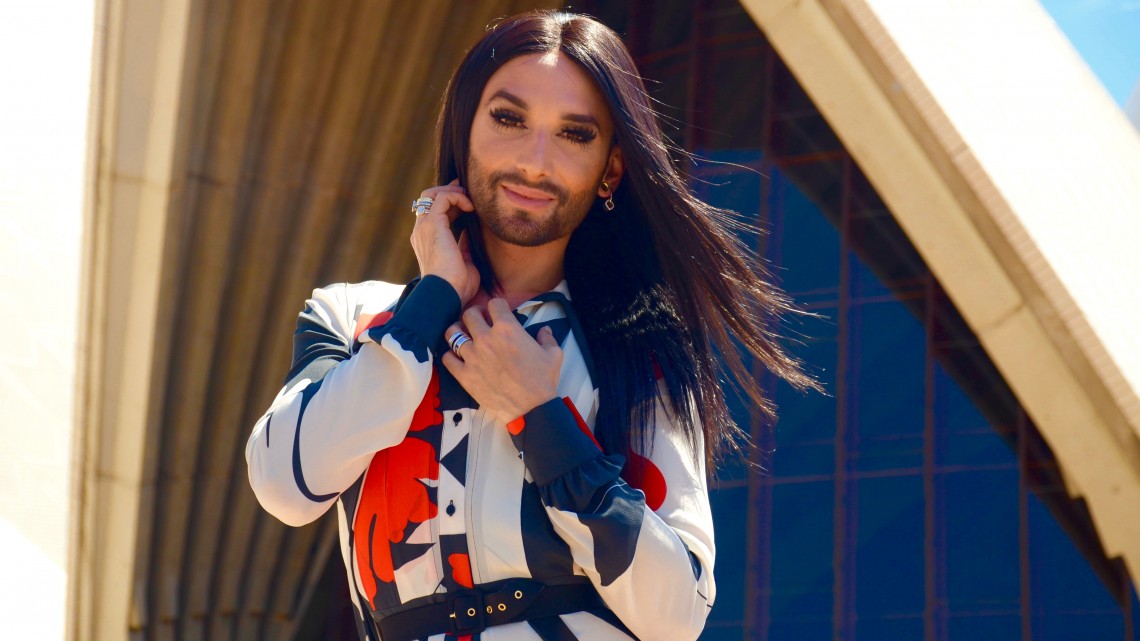 Conchita Wurst, who has been in Australia the past few days for Adelaides Feast Festival, will return to Australia once again early 2016 as part of the Sydney Gay and Lesbian Mardi Gras festival line-up.