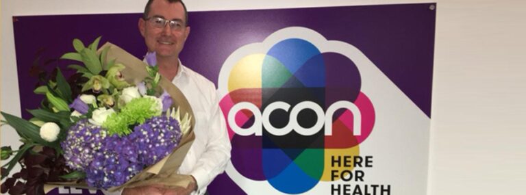 Mark Orr steps down as ACON President.