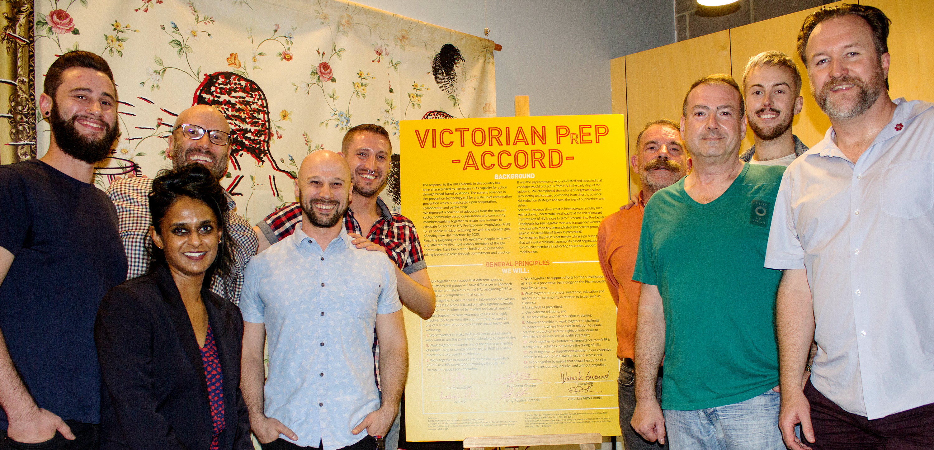 Victorian HIV organisations, advocates, and researchers sign historic accord on PrEP