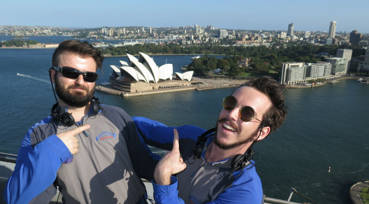 When two gay men climb the Sydney Harbour Bridge