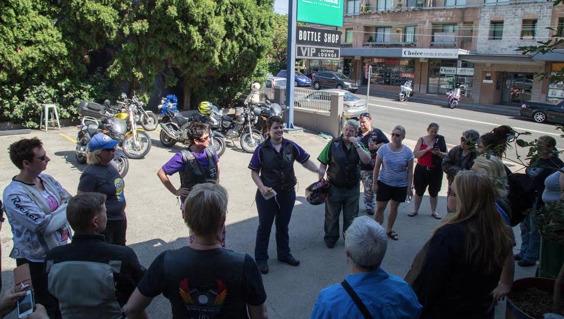 Sydney Dykes on Bikes donate to RSPCA