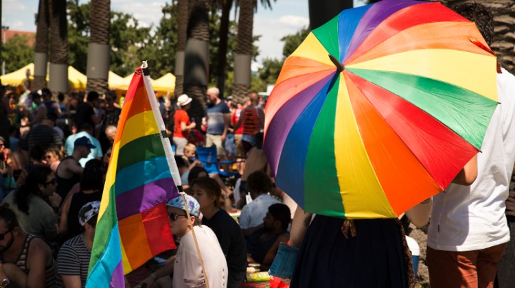 More than 100,000 people were estimated to have attended Midsumma Carnival throughout the day yesterday. (PHOTO: Burke Photography; Star Observer)
