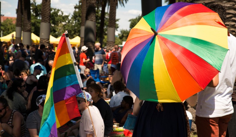 More than 100,000 people were estimated to have attended Midsumma Carnival throughout the day yesterday. (PHOTO: Burke Photography; Star Observer)