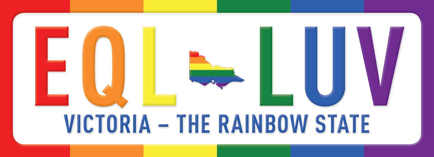 Victorian Greens propose new “Rainbow State” number plate