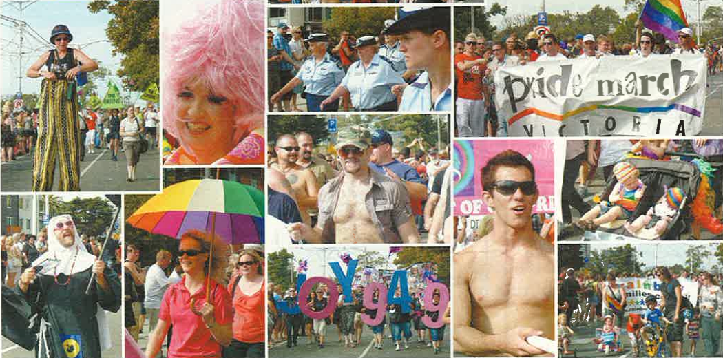 Pride March 2009 (Source: Southern Star; Star Observer archives)