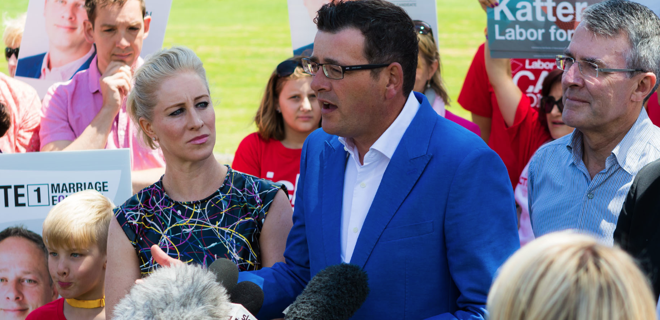 Premier Andrews calls for marriage equality in 2017 at Pride March