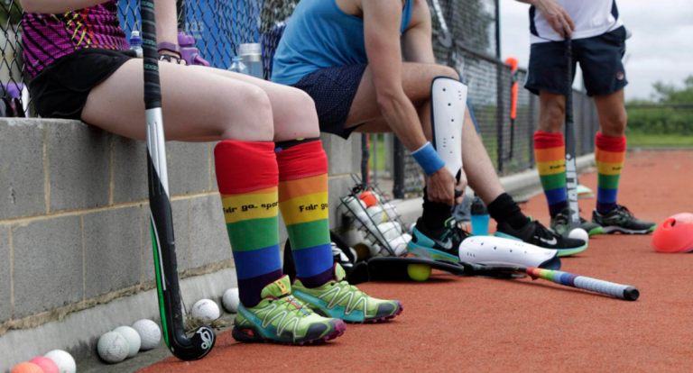 hockey sport rainbow gay
