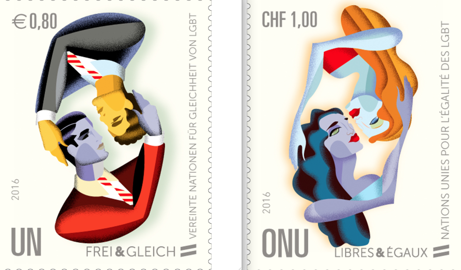 UN release commemorative postage stamps celebrating LGBT community
