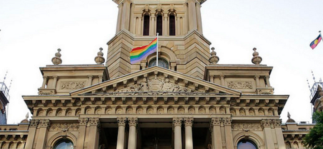 Sydney Gay & Lesbian Mardi Gras Flag Raising Ceremony (Pt 1)