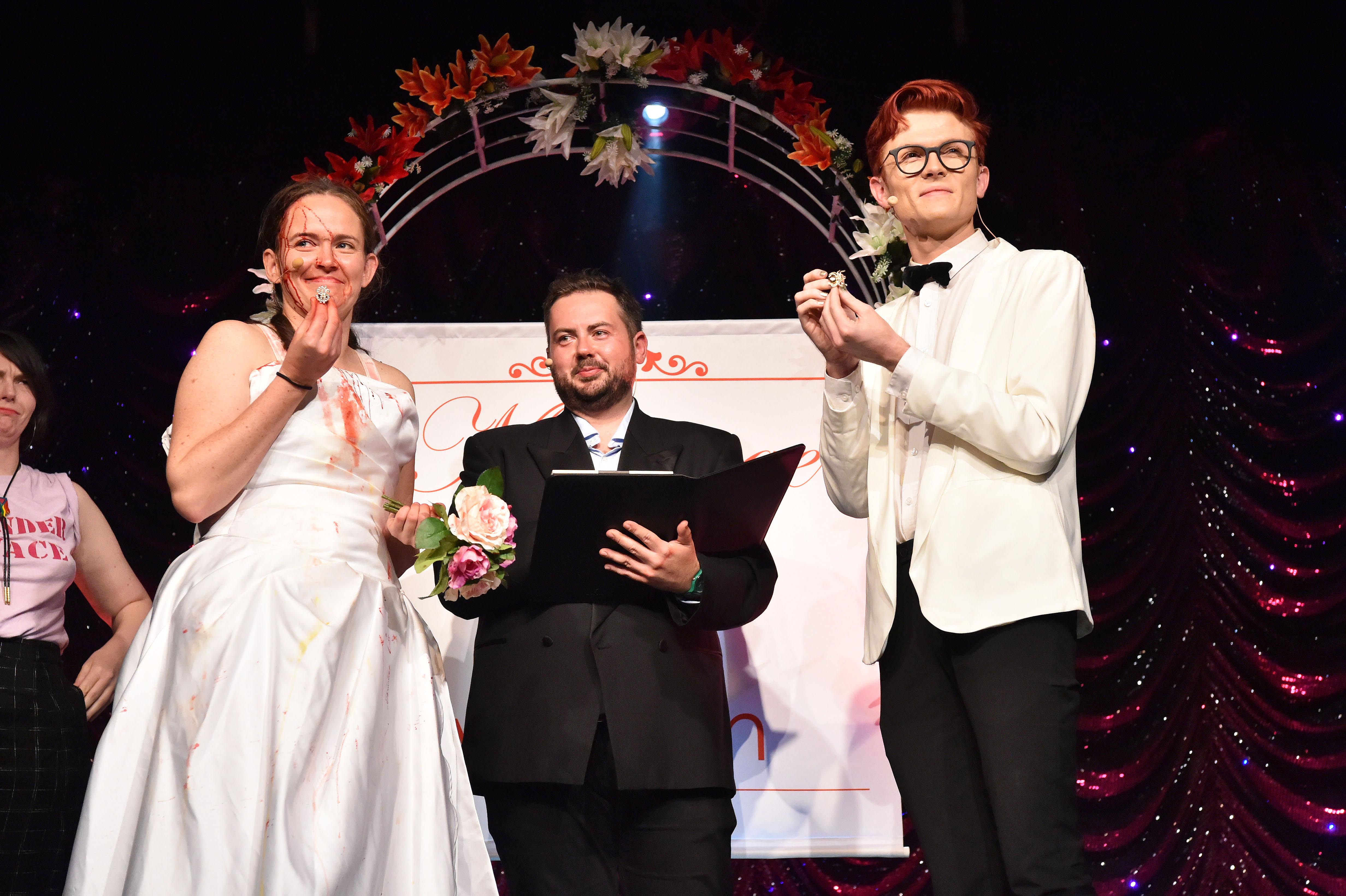 Queer comedians make ‘radical’ marriage act