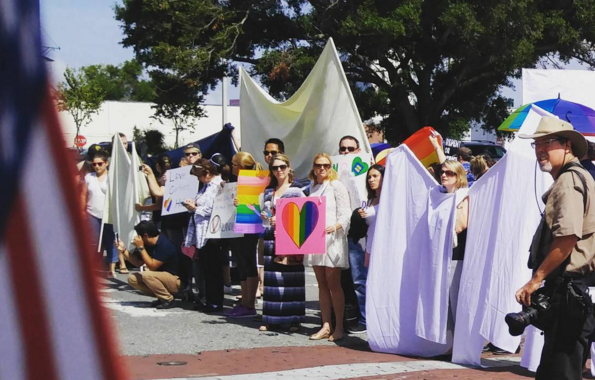 ‘Angels’ block Westboro Baptist Church protest at Orlando shooting victim’s funeral