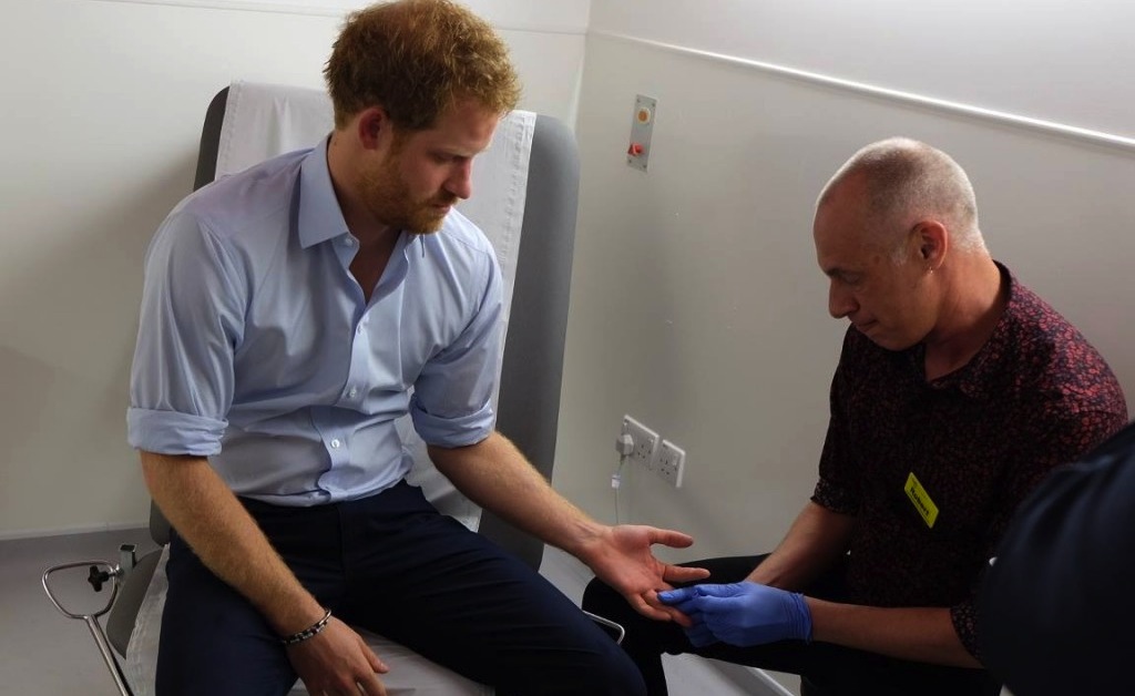Prince Harry gets tested to remove HIV stigma