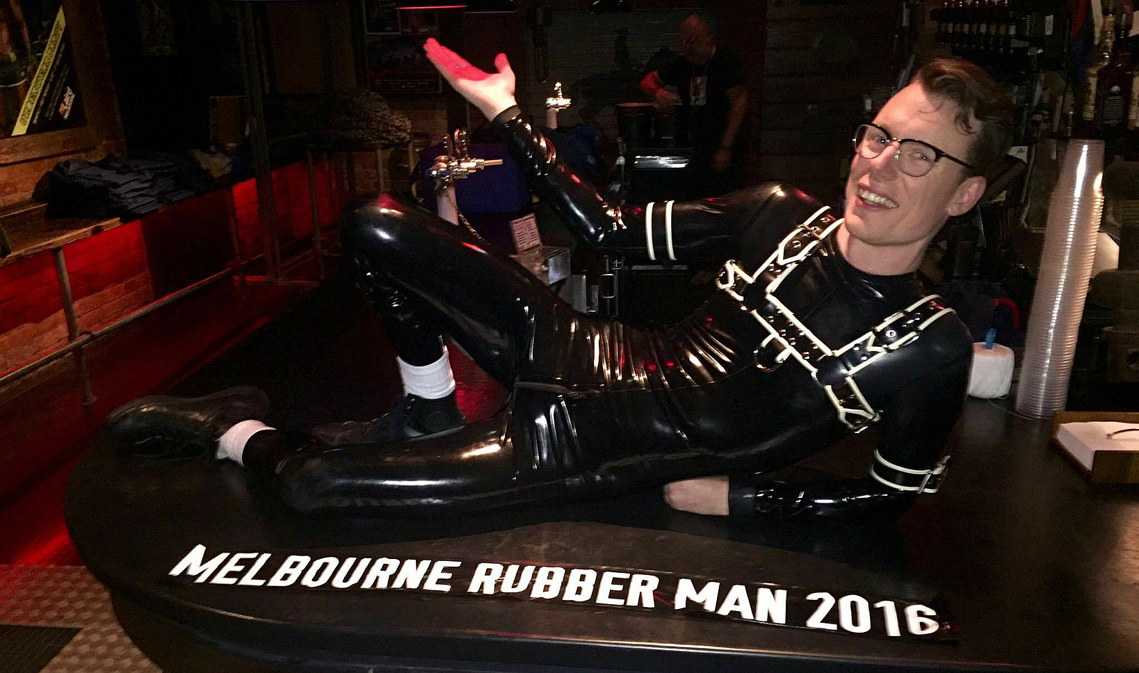 Meet Melbourne’s first Rubber Man