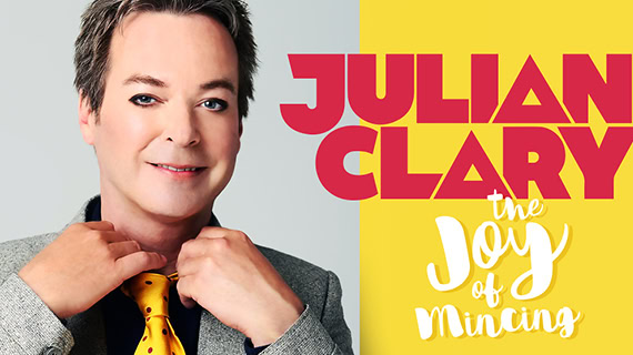 Julian Clary, a proud mincer