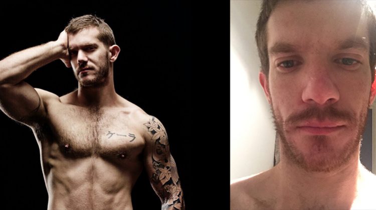 Melbourne-based porn star Skippy Baxter opens up about his battle with crystal meth addiction. Pictures: Supplied