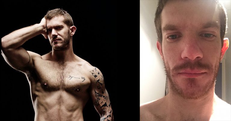 Melbourne-based porn star Skippy Baxter opens up about his battle with crystal meth addiction. Pictures: Supplied