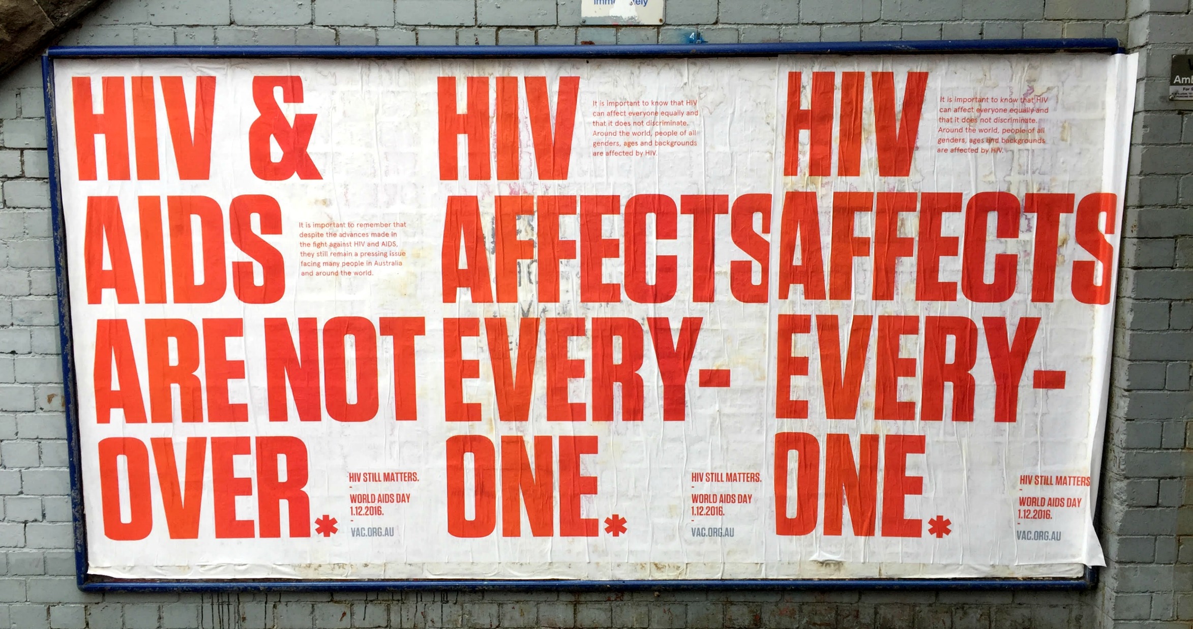 Victorian AIDS Council launches powerful new campaign