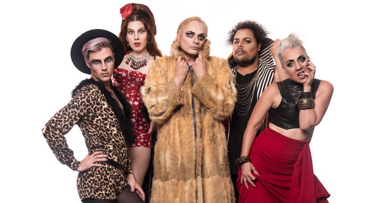 James Halloran, Bertie Page, Sandro Colarelli, Josh Devata and Lucinda Shaw star in Hedwig 15. Picture: Joel Devereux (www.joeldevereux.com)