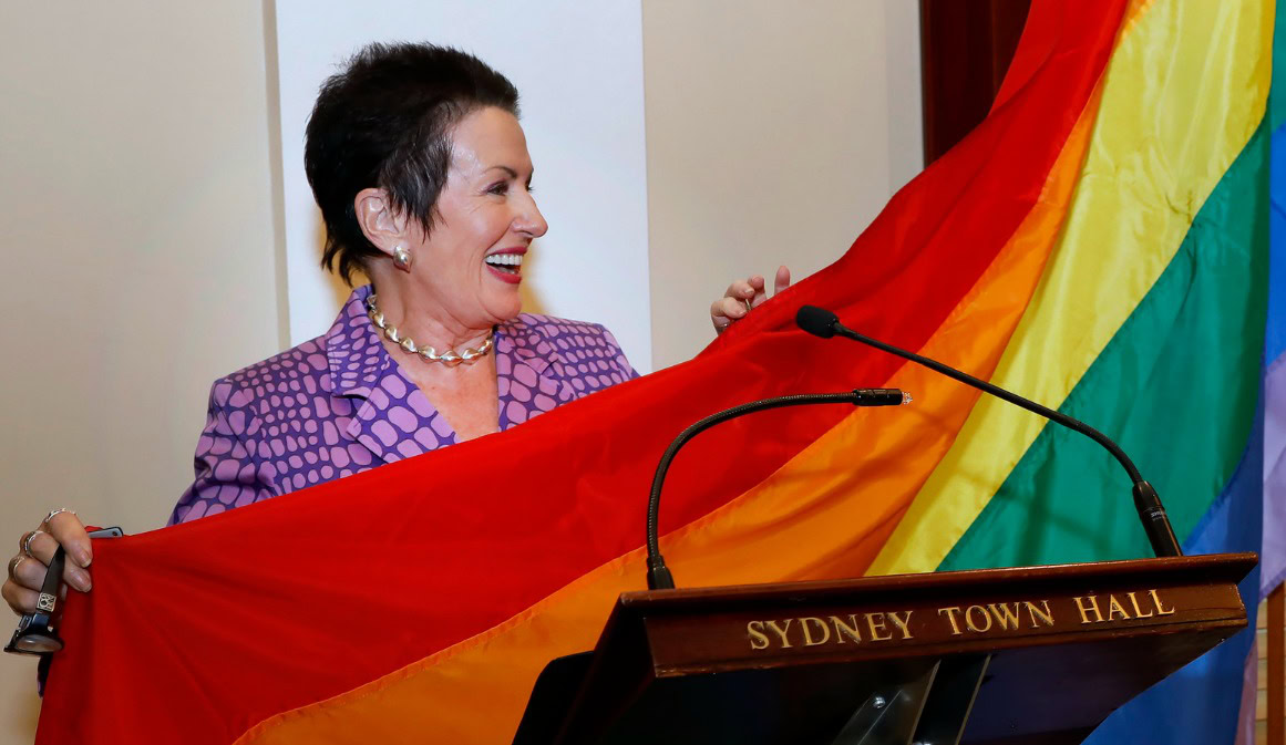 Mardi Gras Flag Raising @ Sydney Town Hall