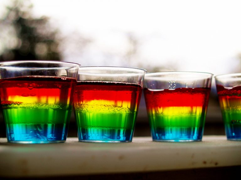 rainbow shots alcohol drinks Star Observer