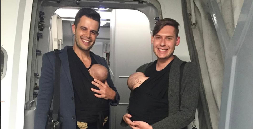 Gay dads thank Qantas for marriage equality support