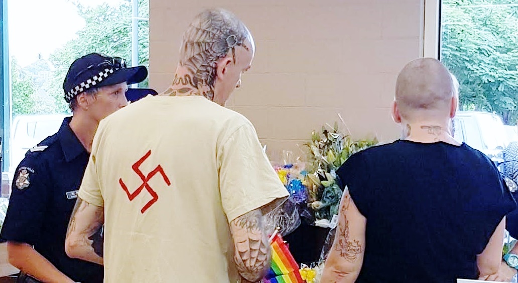 Homophobic neo-Nazis spotted during Victoria’s regional pride festival
