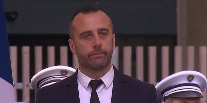 Husband of gay police officer killed in Paris delivers heartfelt eulogy
