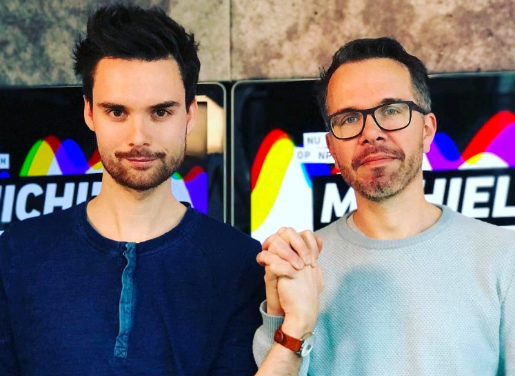 Celebrities hold hands in solidarity with beaten gay couple