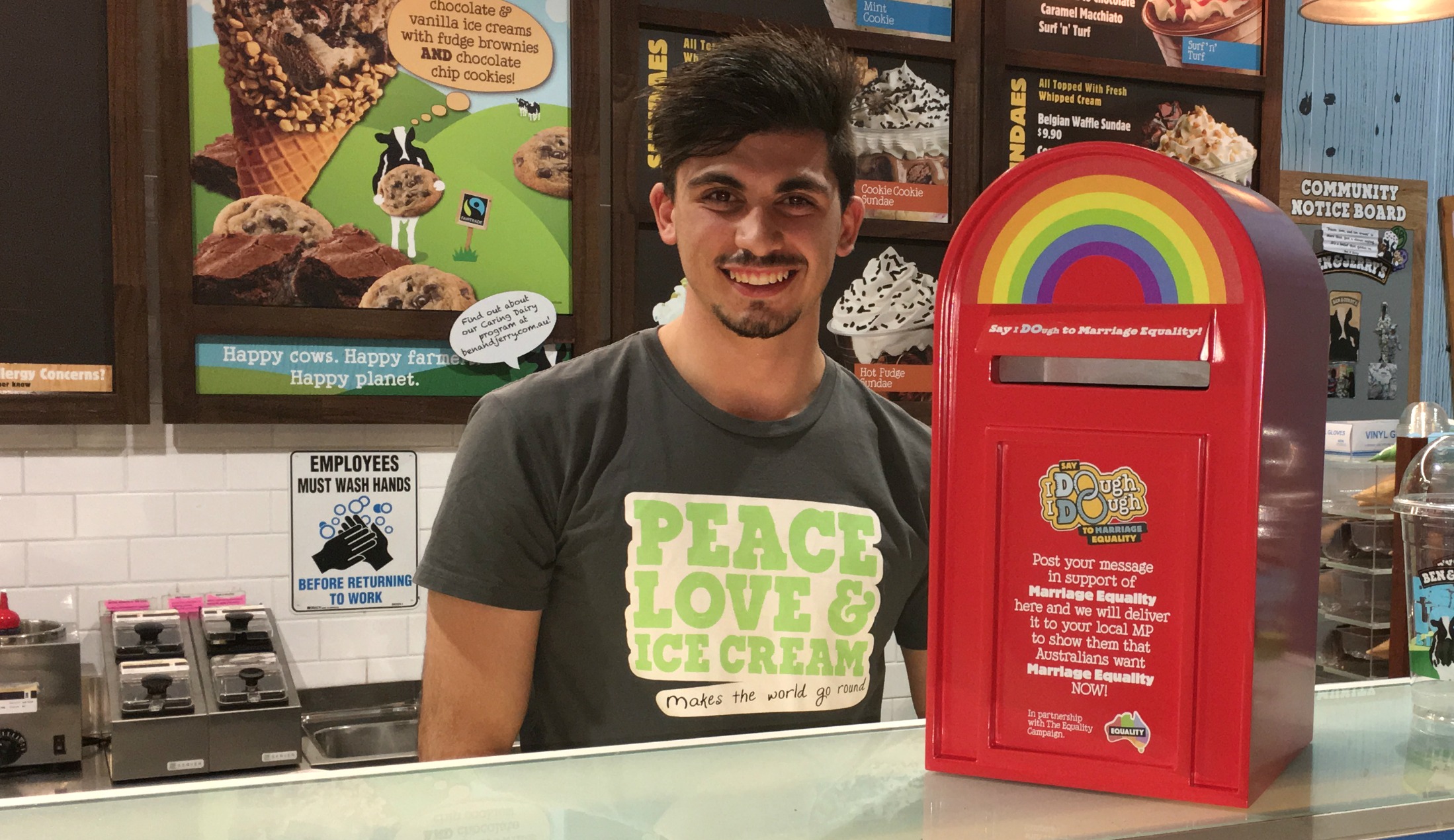 Ben & Jerry’s ban same-flavour scoops until Australia achieves marriage equality