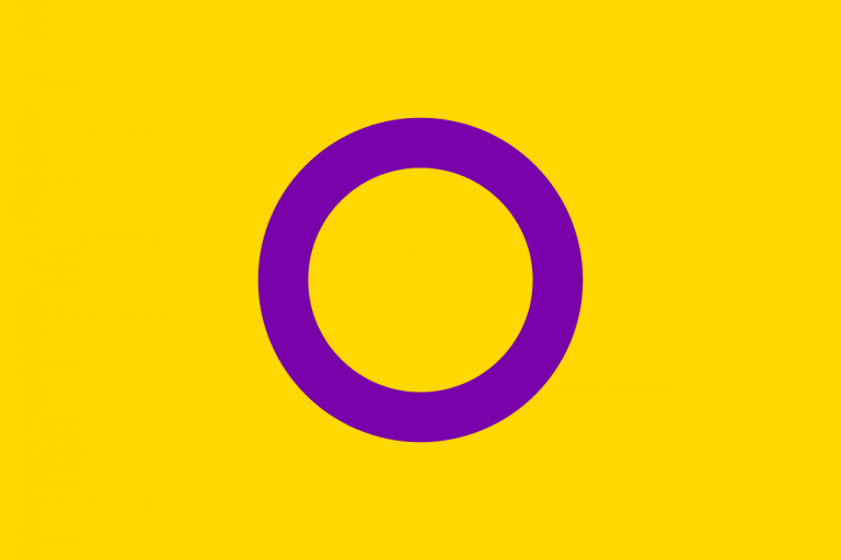 intersex pride flag intersex children