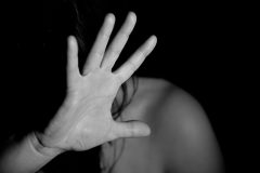 family violence domestic violence woman hand up hate