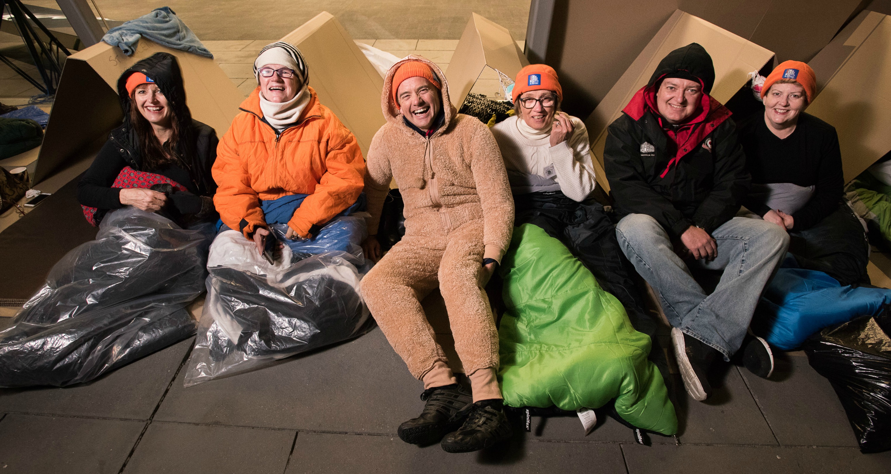 CEOs sleeping rough to raise funds for homeless