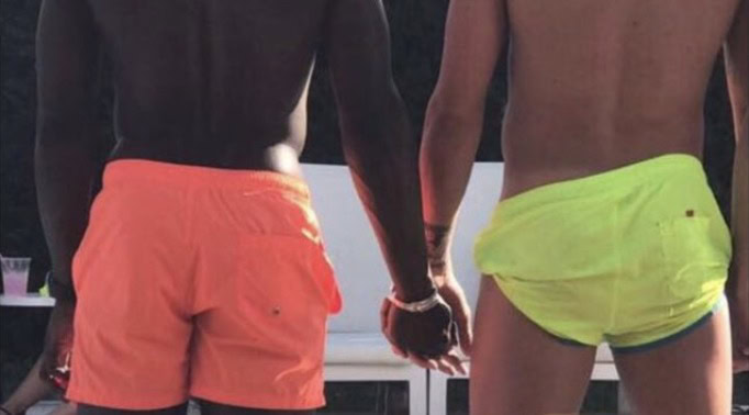 Pro footballers spark relationship rumour with cute photo