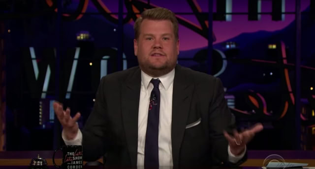 James Corden sends Trump 297 copies of Philadelphia to school him on HIV