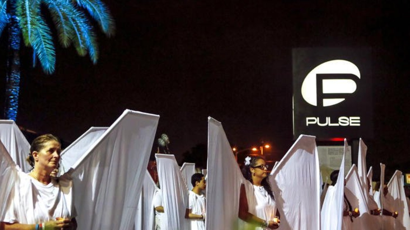 Angels surround Pulse nightclub on anniversary of massacre