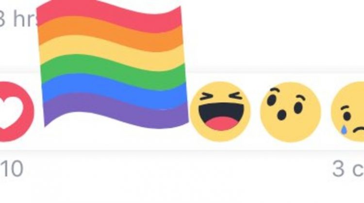 rainbow pride react facebook