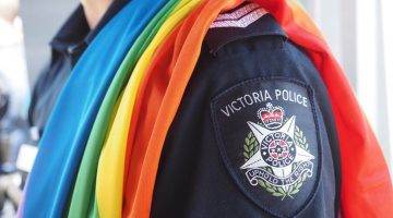 Victoria Police rainbow paint crimes