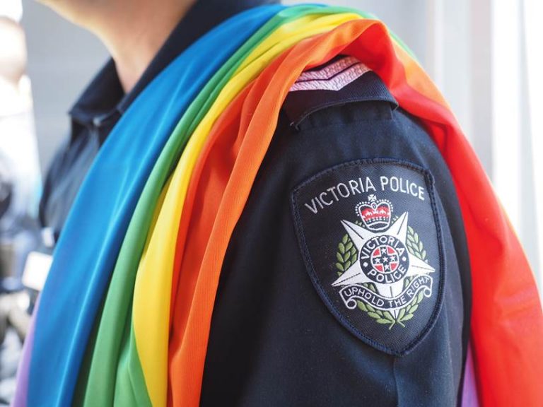 Victoria Police rainbow paint crimes