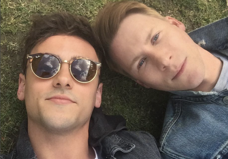 Tom Daley and Dustin Lance Black