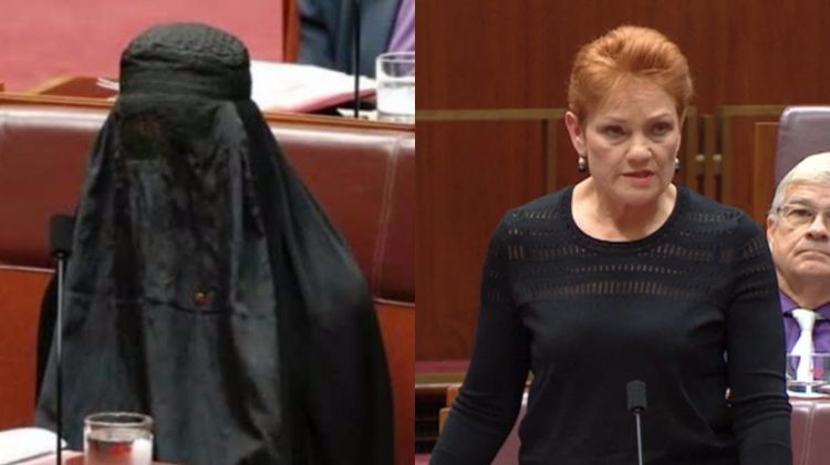 Pauline Hanson burqa