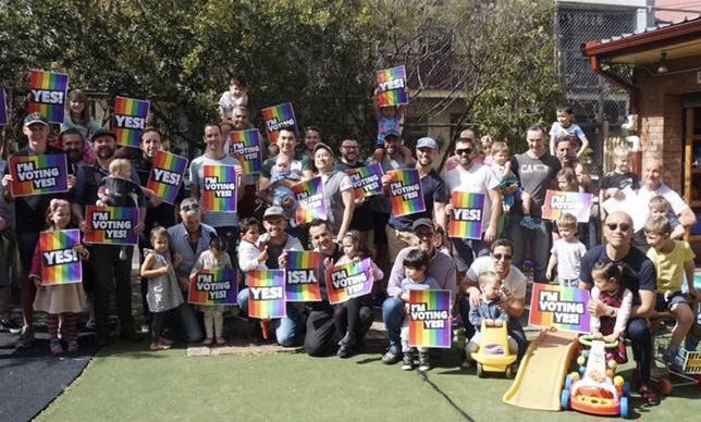 Dozens of gay dads get together to celebrate Father’s Day