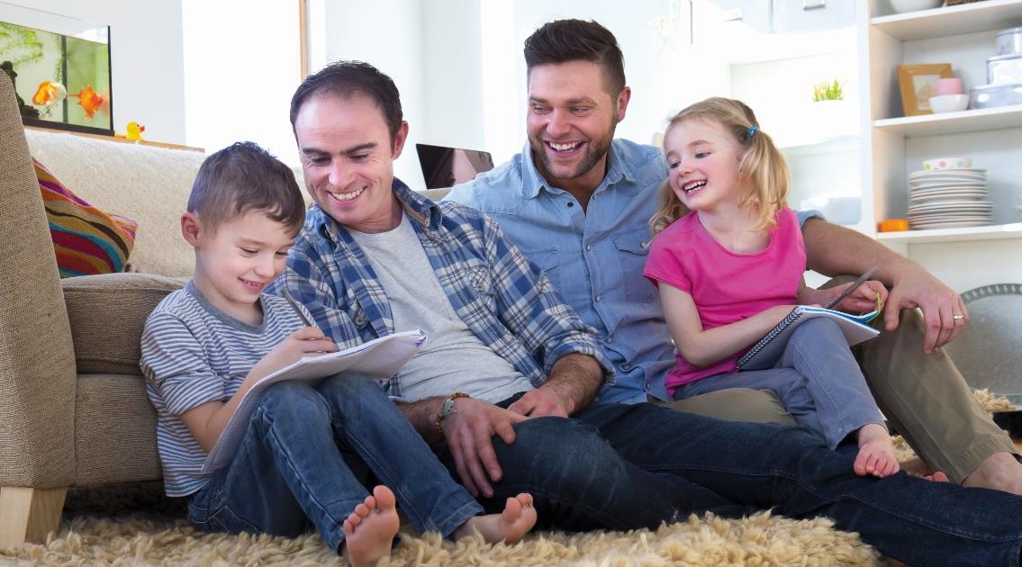 Gay dads open up about fostering their three gorgeous children