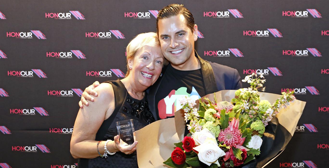 Marriage equality campaigner named Community Hero at Honour Awards