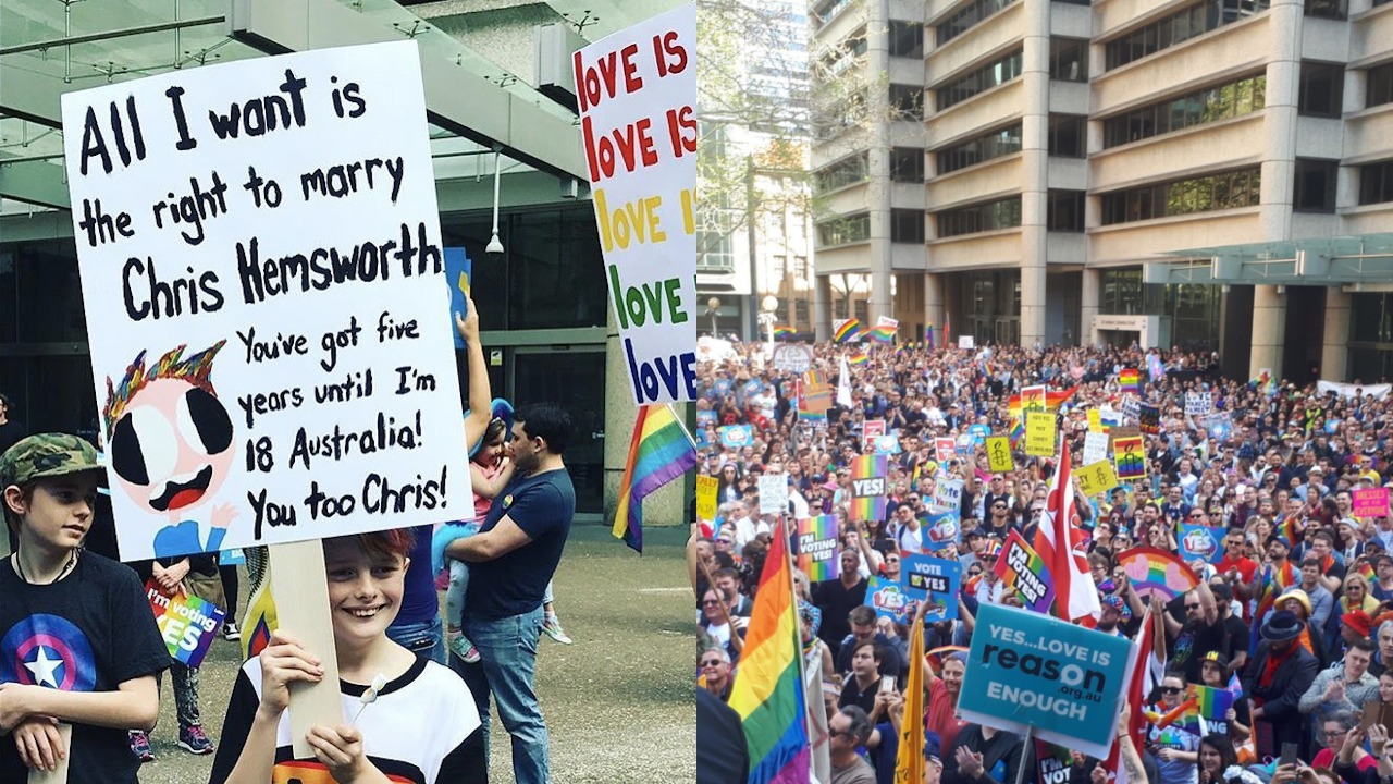 Sydney played host to largest marriage equality rally in Australia’s history